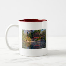Sonnenaufgang an Cox-Arboretum Tee Tasse