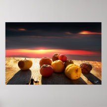 Sonnenaufgang des neuen Jahres Plakatdrucke