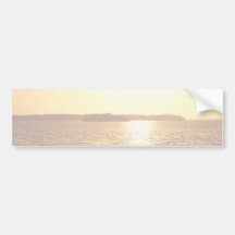 Sonnenaufgang in den Sumpfgebieten Autosticker