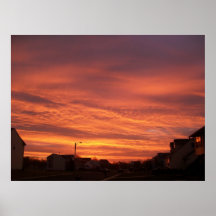 Sonnenaufgang in der Nachbarschaft Plakate