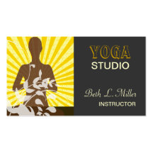 Sonnenaufgang-Meditationen u. Yoga-Angelegenheiten Visitenkarten