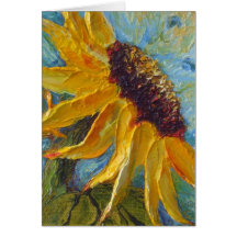 Sonnenblume-Anmerkungs-Karte