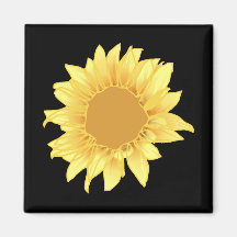 Sonnenblume-Eleganz Magnete