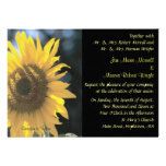 Sonnenblume-Hochzeits-Einladung