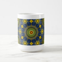 Sonnenblume-Mandala-Reihen-Becher Tee Tassen