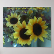 Sonnenblume-Plakat