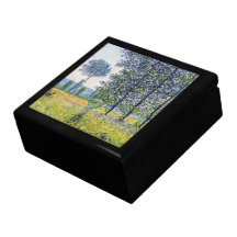Sonnenlicht-Effekt unter den Pappeln Claude Monet Geschenkbox