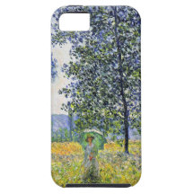 Sonnenlicht-Effekt unter den Pappeln Claude Monet Etui Fürs iPhone 5