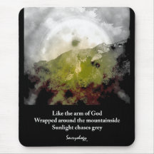 Sonnenlicht-Gedicht u. Kunst Mousepad