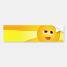 Sonnenschein Autoaufkleber