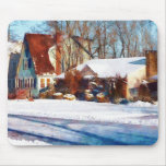 Sonnenschein nach dem Schnee Mousepads