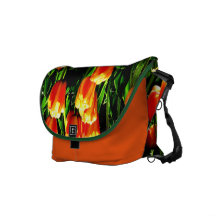 Sonnenschein-Tulpen Kurier Tasche
