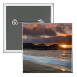 Sonnenuntergang am Kloster-Strand, Carmel, Kalifor Anstecknadel
