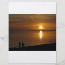 Sonnenuntergang bei Renville Bedruckte Flyer