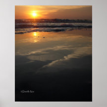 Sonnenuntergang-im März Plakat
