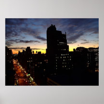 Sonnenuntergang in Chelsea Plakate