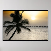 Sonnenuntergang in den Florida-Schlüsseln Posterdruck