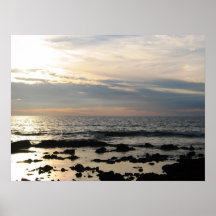 Sonnenuntergang in Kona, HI Plakat