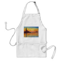Sonnenuntergang in Venedig, Claude Monet Schürze