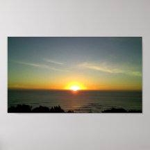 Sonnenuntergang-Klippen-Druck Posterdrucke