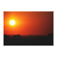 Sonnenuntergang Galerie Faltleinwand
