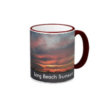 Sonnenuntergang Long Beach Kaffeehaferl