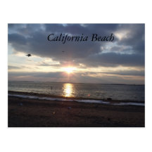 Sonnenuntergang-Postkarte