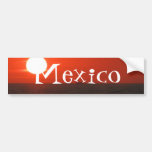 Sonnenuntergang-Schnaps-Kreuzfahrt; Mexiko-Andenke Autosticker