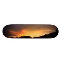 Sonnenuntergang Skateboard Brett