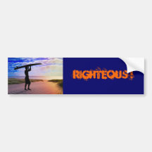 Sonnenuntergang-Surfer-Sand u. Wolken Auto Sticker