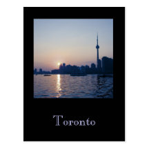 Sonnenuntergang Torontos Harborfront Postkarte