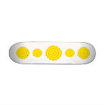 Sonnige gelbe Blume Skateboardbretter