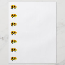 Sonnige Sonnenblumen Flyerdruck