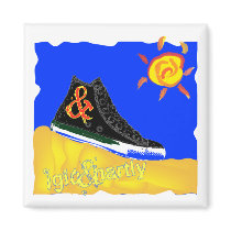 "Sonniger Schuh" durch Katie Sieger 08.03.09 magnete