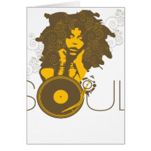Soul-Musik-Gruß-Karte
