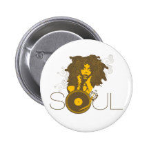 Soul-Musik-Knopf Anstecknadelbuttons
