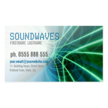 SOUNDWAVES Scifi-Visitenkarte