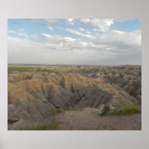 South Dakota Badlads Plakat