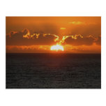 South Devon Gara Rock Autunm Sunset .2. Postcard