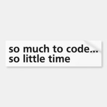 Soviel zum Code… Auto Aufkleber