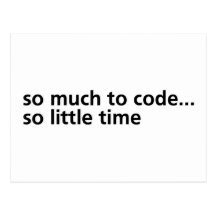 Soviel zum Code… Postkarten