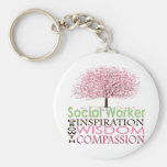 Sozialarbeiter Keychain Schlüsselbänder