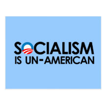 Sozialismus ist UNO-Amerikanisch Postkarten