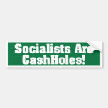 Sozialisten sind CashHoles! Auto Sticker