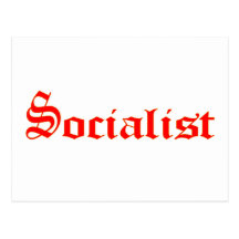 Sozialistisch Postkarte