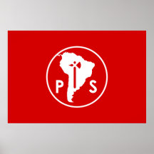 Sozialistisches Party des Chilen, Chile Plakatdruck