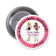 Sozialmedium-Freundin-Knopf Anstecknadelbutton