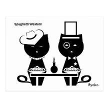Spaghetti-Western-Postkarte