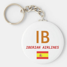 Spanien-Flagge, IB, IBERISCHE FLUGLINIEN Schlüsselbänder