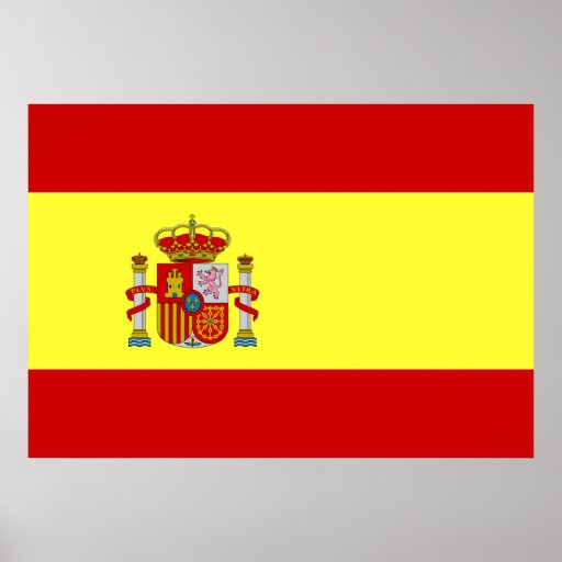 Spanien-Flagge Posterdrucke